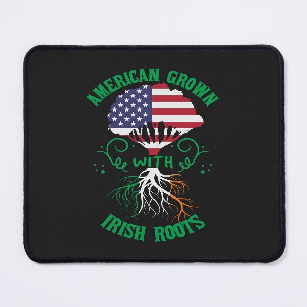 Item preview, American Grown Irish Roots Ireland Flag America Flag Sweatshirt designed and sold by Corelli87.