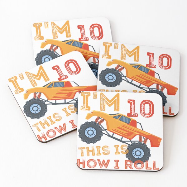 Item preview, Kids I'm 10 This Is How I Roll Monster Truck 10th Birthday Boy Gift designed and sold by DrH4af.