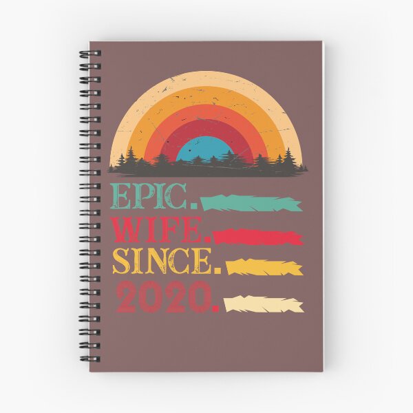 Item preview, epic wife since 2020, 2nd wedding anniversary, Epic Wife Since 2020 t-shirt, Custom T-shirt,2nd,3rd,4th,5th,6th,7th,8th,9th,10th,20th,30th,40th,50th,60th designed and sold by SimoSaladain.