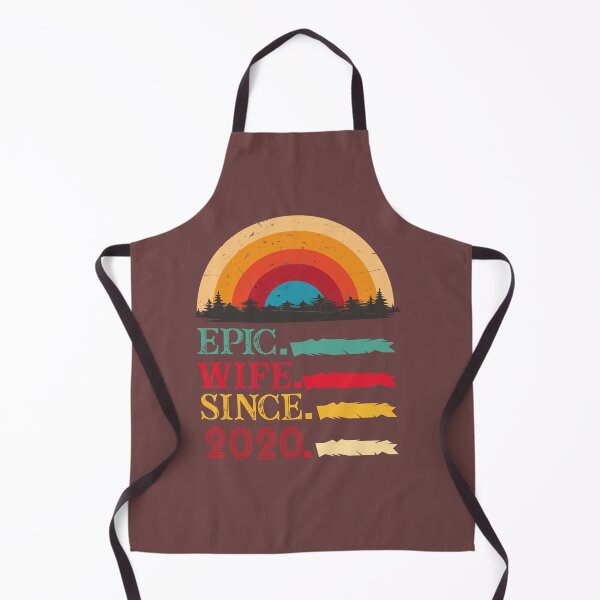 Item preview, epic wife since 2020, 2nd wedding anniversary, Epic Wife Since 2020 t-shirt, Custom T-shirt,2nd,3rd,4th,5th,6th,7th,8th,9th,10th,20th,30th,40th,50th,60th designed and sold by SimoSaladain.