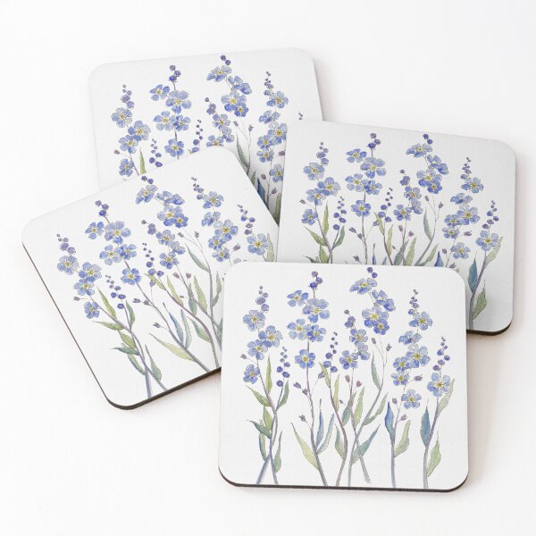 Item preview, Blue Forget Me Not Blooms designed and sold by JRoseDesign.