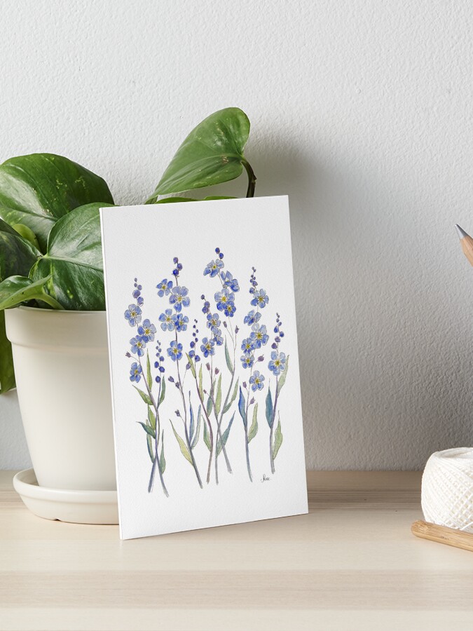 □Blue flower□Juliane Marie□額装３４×２８◇陶板画◇ □Blue flower□Juliane Marie□額装34×28◇陶板画◇