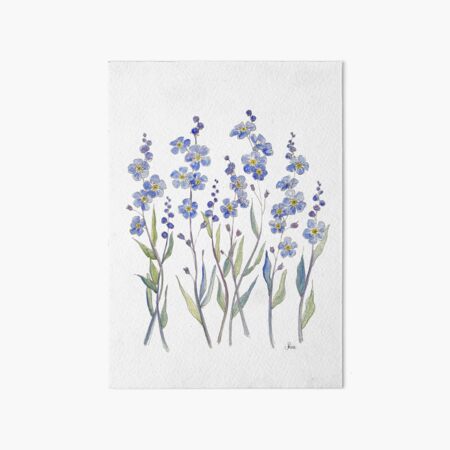 Item preview, Blue Forget Me Not Blooms designed and sold by JRoseDesign.