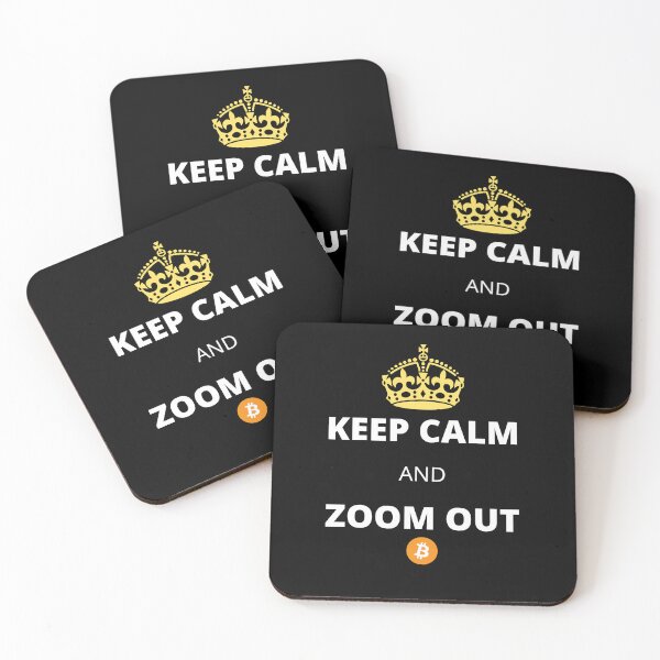 Item preview, Keep calm and Zoom out Bitcoin designed and sold by Cheerocki.