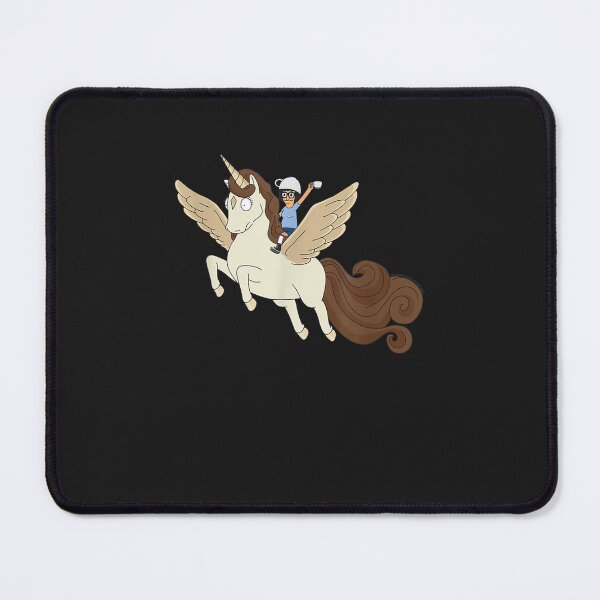 Item preview, Bobs Burgers Tina Coffee Pegasus Sticker designed and sold by Barbaeiber.