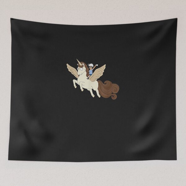 Item preview, Bobs Burgers Tina Coffee Pegasus Sticker designed and sold by Barbaeiber.
