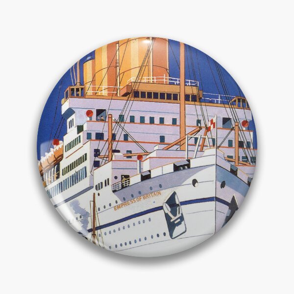 Item preview, OCEAN LINER EMPRESS OF BRITANNIA designed and sold by Madjack Tees Kiwi SuperStore.