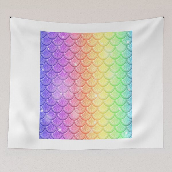 Item preview, Rainbow fish scale seamless pattern background T-Shirt designed and sold by bestdesigns2020.