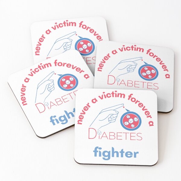 Item preview, never a victim forever a diabetes fighter  designed and sold by Infinite Feeling Shop.