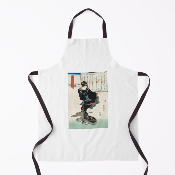 Item preview, Traditional Japanese Woman wearing Kimono - Ukiyo-e Illustration designed and sold by FrostMintStudio.