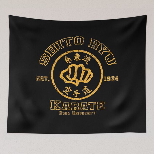 Item preview, Shito Ryu Karate Budo University Martial Arts Design designed and sold by Zanshin-Art.