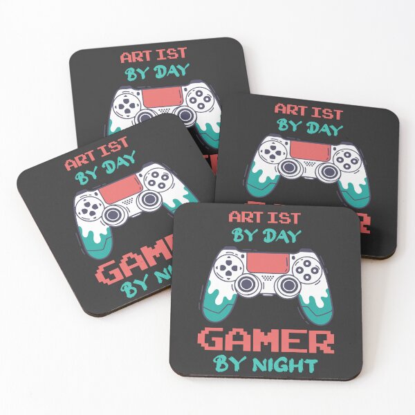 Item preview, Artist By Day Gamer By Night - Funny Artist quote gift idea For Men and Women designed and sold by Mmmm3344.