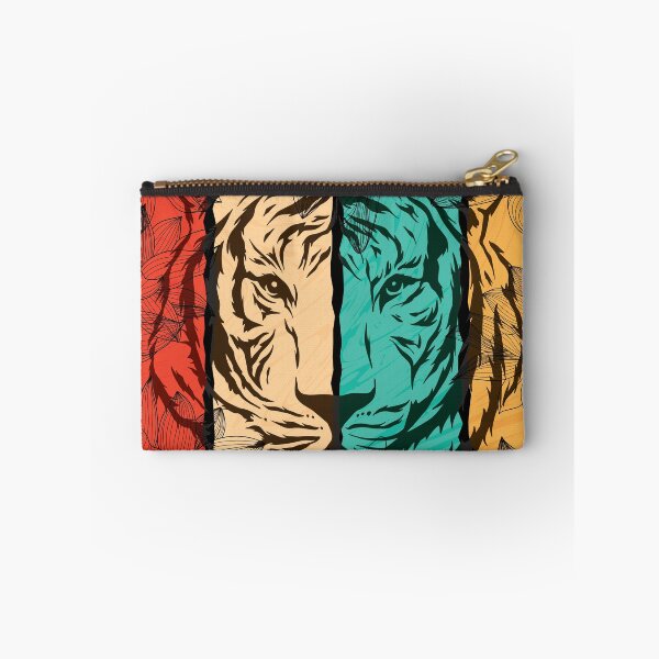 Item preview, Vintage Retro Tiger with Flowers  designed and sold by NawalMagdy.