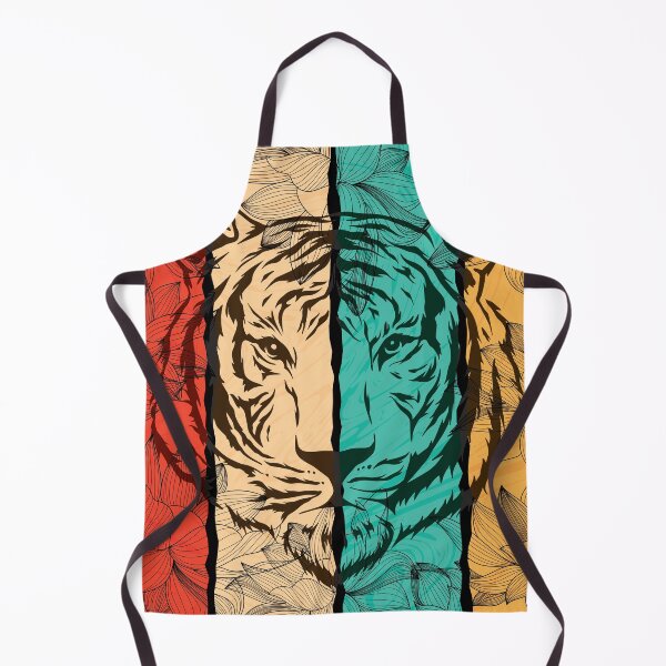 Item preview, Vintage Retro Tiger with Flowers designed and sold by NawalMagdy.