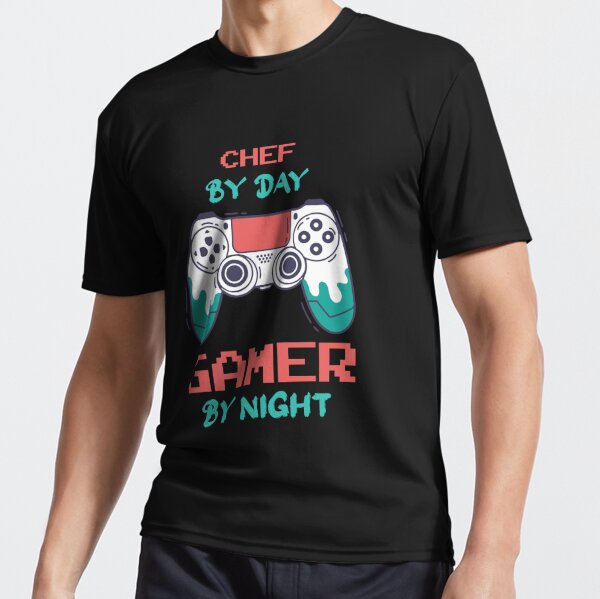 Chef By Day Gamer By Night - Funny Chef quote gift idea For Men