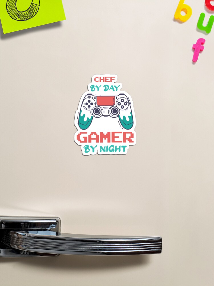 Chef By Day Gamer By Night - Funny Chef quote gift idea For Men