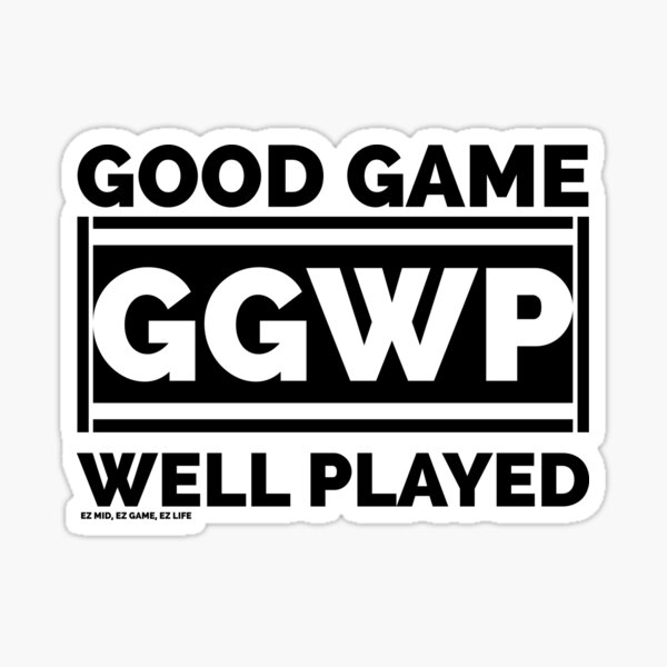 Ggwp Stickers for Sale