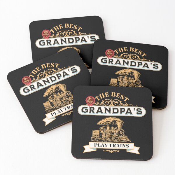 Item preview, The Best Grandpa's Play Trains, Vintage Steam Train Engine Locomotive designed and sold by TheTrainRoom.