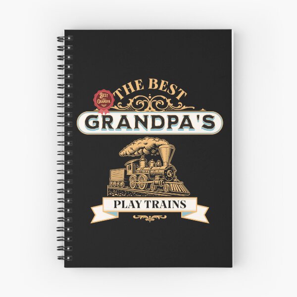 Item preview, The Best Grandpa's Play Trains, Vintage Steam Train Engine Locomotive designed and sold by TheTrainRoom.