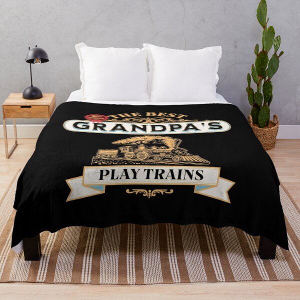 Item preview, The Best Grandpa's Play Trains, Vintage Steam Train Engine Locomotive designed and sold by TheTrainRoom.