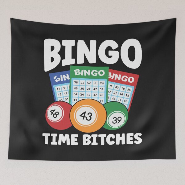 Item preview, Bingo Time Bitches  Funny Bingo Lover Funny Bingo Pullover Hoodie designed and sold by Corelli87.