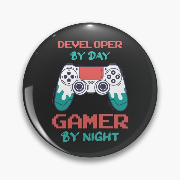 Item preview, Developer By Day Gamer By Night - Funny Developer quote gift idea For Men and Women designed and sold by Mmmm3344.