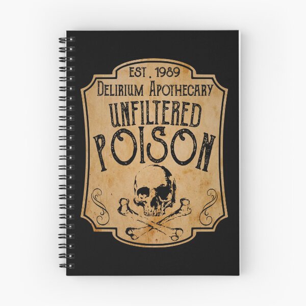 Item preview, Unfiltered Poison potion label designed and sold by Haus of Delirium.