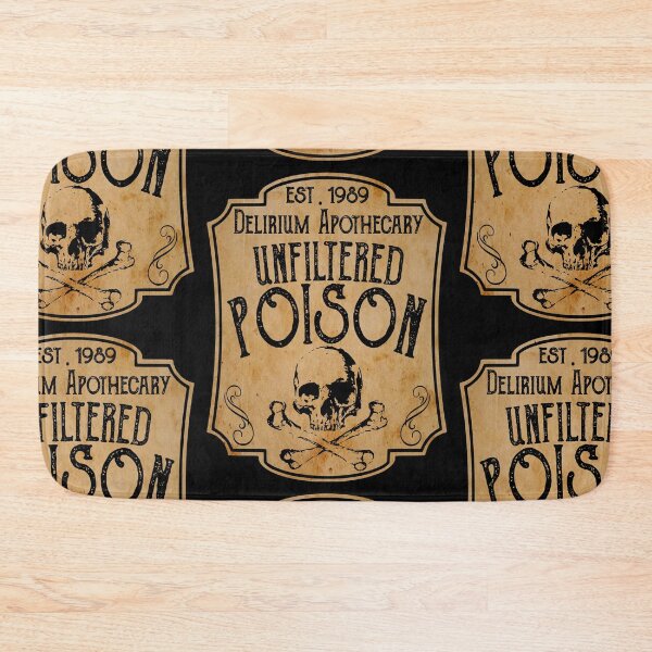 Item preview, Unfiltered Poison potion label designed and sold by Haus of Delirium.