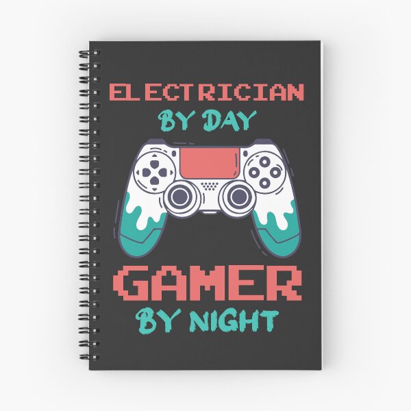 Item preview, Electrician By Day Gamer By Night - Funny Electrician quote gift idea For Men and Women designed and sold by Mmmm3344.