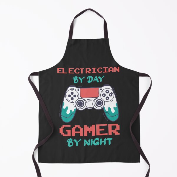 Item preview, Electrician By Day Gamer By Night - Funny Electrician quote gift idea For Men and Women designed and sold by Mmmm3344.