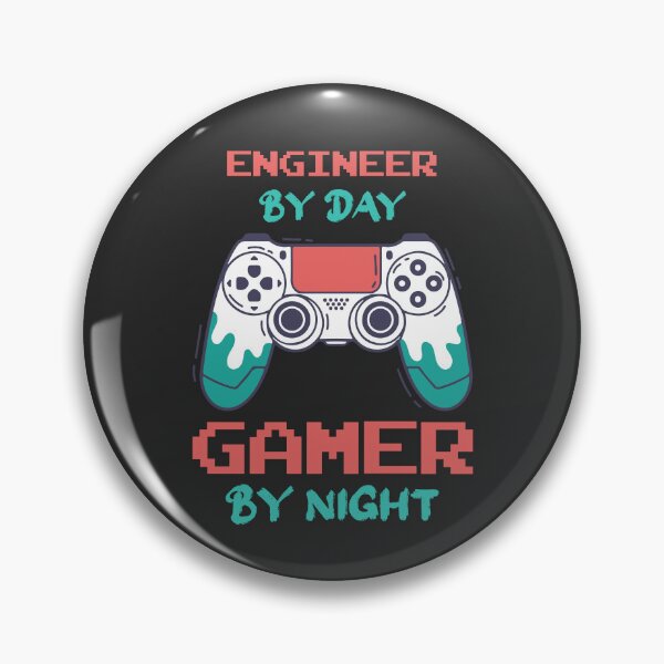 Item preview, Engineer By Day Gamer By Night - Funny Engineer quote gift idea For Men and Women designed and sold by Mmmm3344.