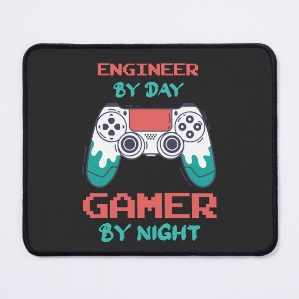 Item preview, Engineer By Day Gamer By Night - Funny Engineer quote gift idea For Men and Women designed and sold by Mmmm3344.