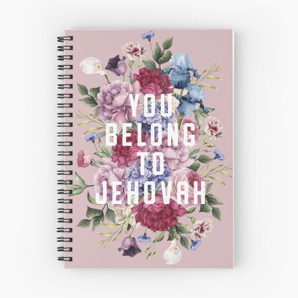 Item preview, You Belong to Jehovah (Floral) designed and sold by Paper Bee Gift Shop.