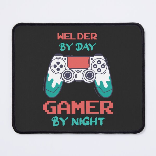 Item preview, Welder By Day Gamer By Night - Funny Welder quote gift idea For Men and Women designed and sold by Mmmm3344.