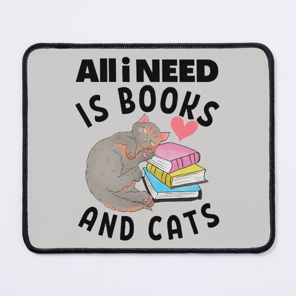 Item preview, All i need is books and cats designed and sold by dalypdesign.