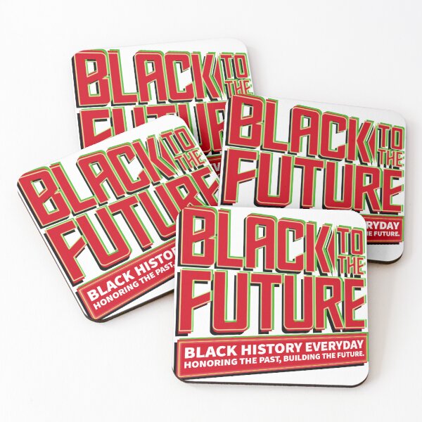 Item preview, BLACK TO THE FUTURE: Black History Month. Red Logo designed and sold by Nathan J Taylor Art.
