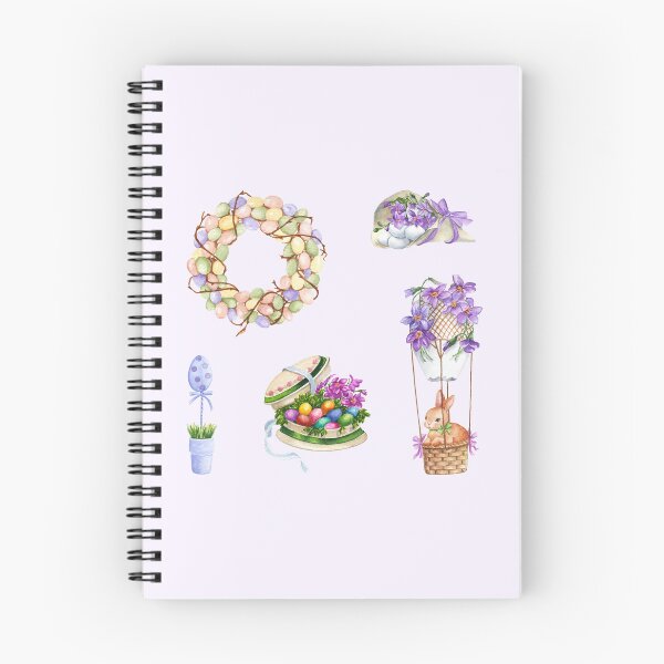Item preview, Spring Bunny Watercolor Aesthetic Pack designed and sold by DaisyPaints.