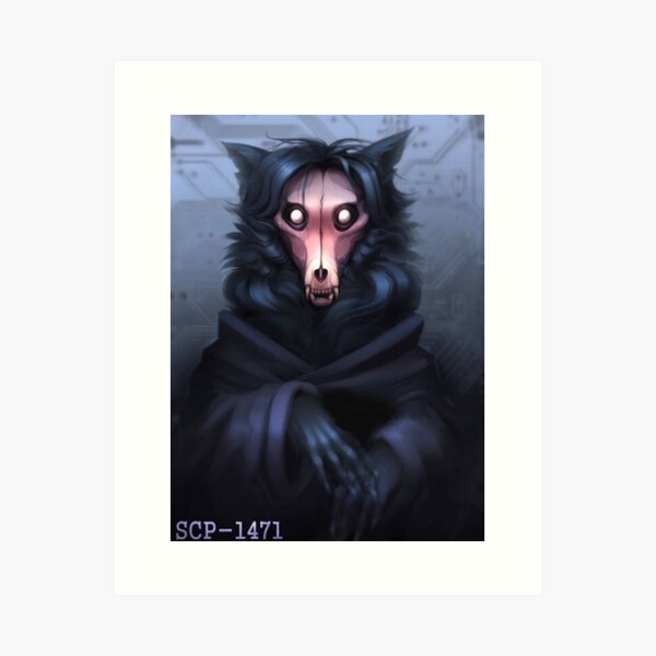 SCP 1471 Mal0 Furry Art Print Furry Poster SCP Containment 