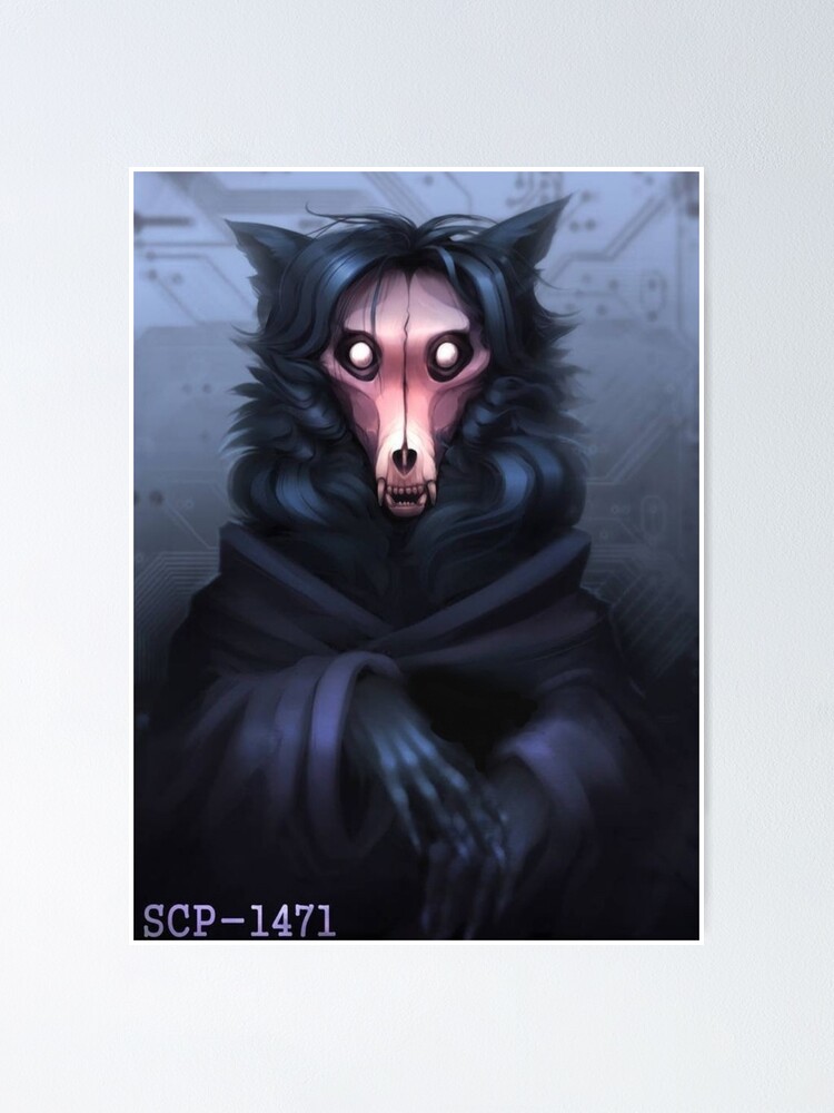 SCP 1471 Mal0 Furry Art Print Furry Poster SCP Containment 