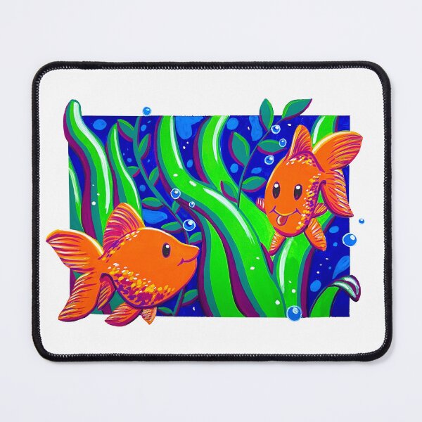 Item preview, two fish between algae designed and sold by SerenaVisualArt.