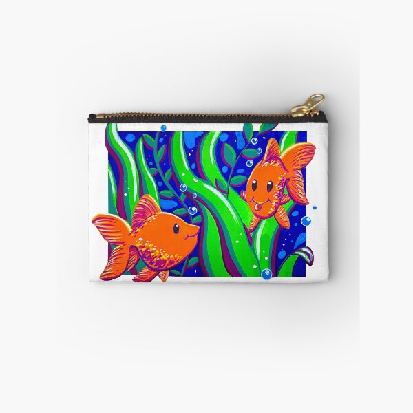 Item preview, two fish between algae designed and sold by SerenaVisualArt.