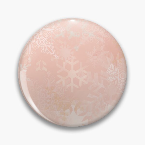 Item preview, Whimsical soft Peach Snowflakes designed and sold by IZiets.