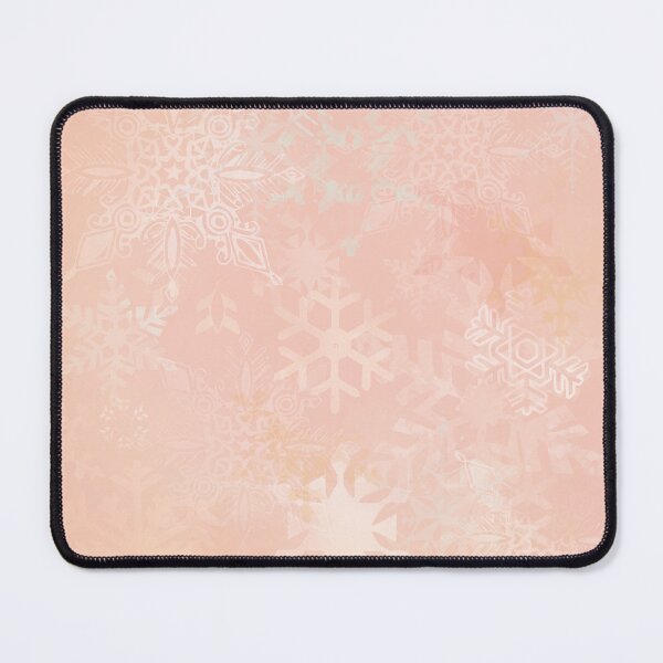 Item preview, Whimsical soft Peach Snowflakes designed and sold by IZiets.