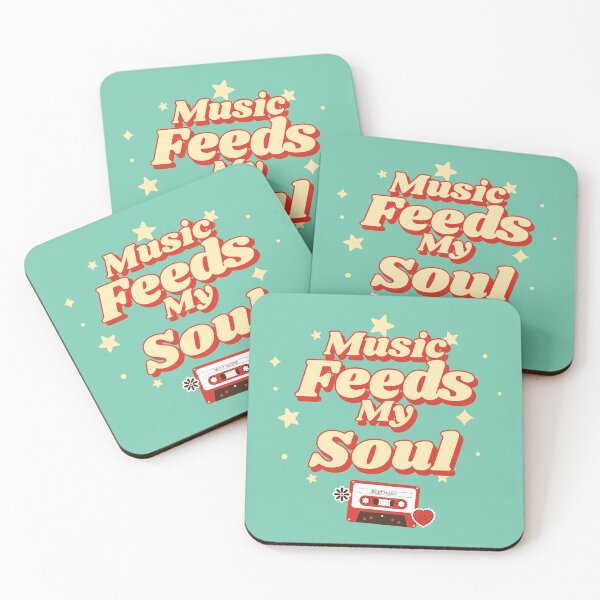 Item preview, Music feeds my soul - Music Lover Gifts designed and sold by mayamay0.