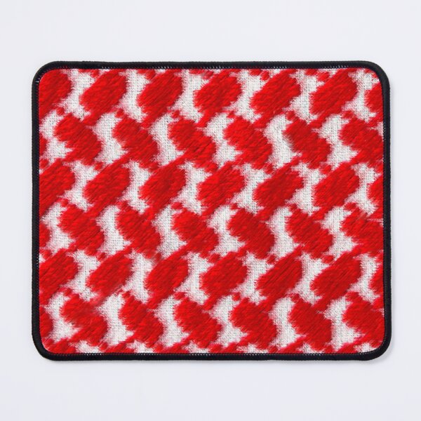 Item preview, Saudi Arabia gear in a red and white ghutra pattern designed and sold by Twenty Twenty Visions.