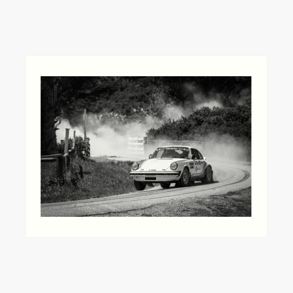 Porsche Rally Car Art Print