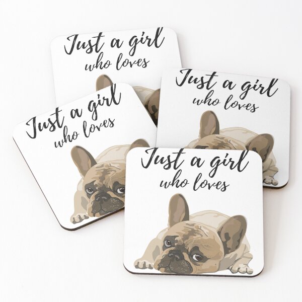 Item preview, Girl who loves Frenchies // French Bulldog designed and sold by Jamesf37.