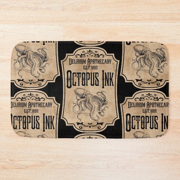 Item preview, Octopus Ink potion label designed and sold by Haus of Delirium.