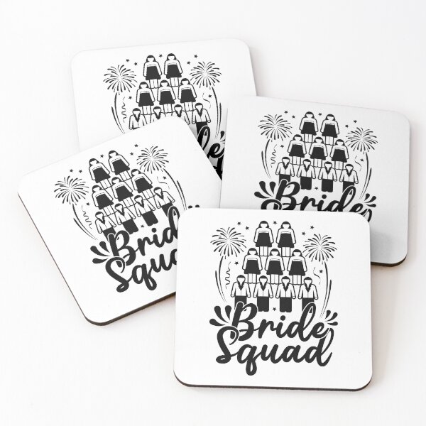 Item preview, Bride Squad Bridal Cheer Party Matching Ensemble designed and sold by GravitiTees.