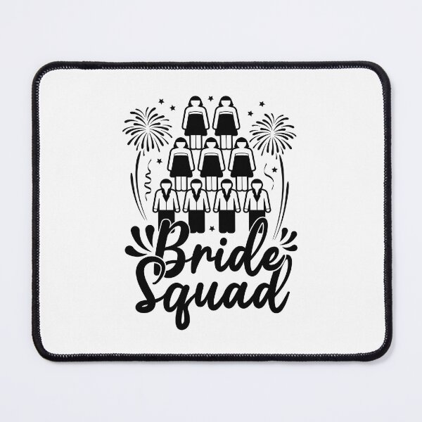 Item preview, Bride Squad Bridal Cheer Party Matching Ensemble designed and sold by GravitiTees.